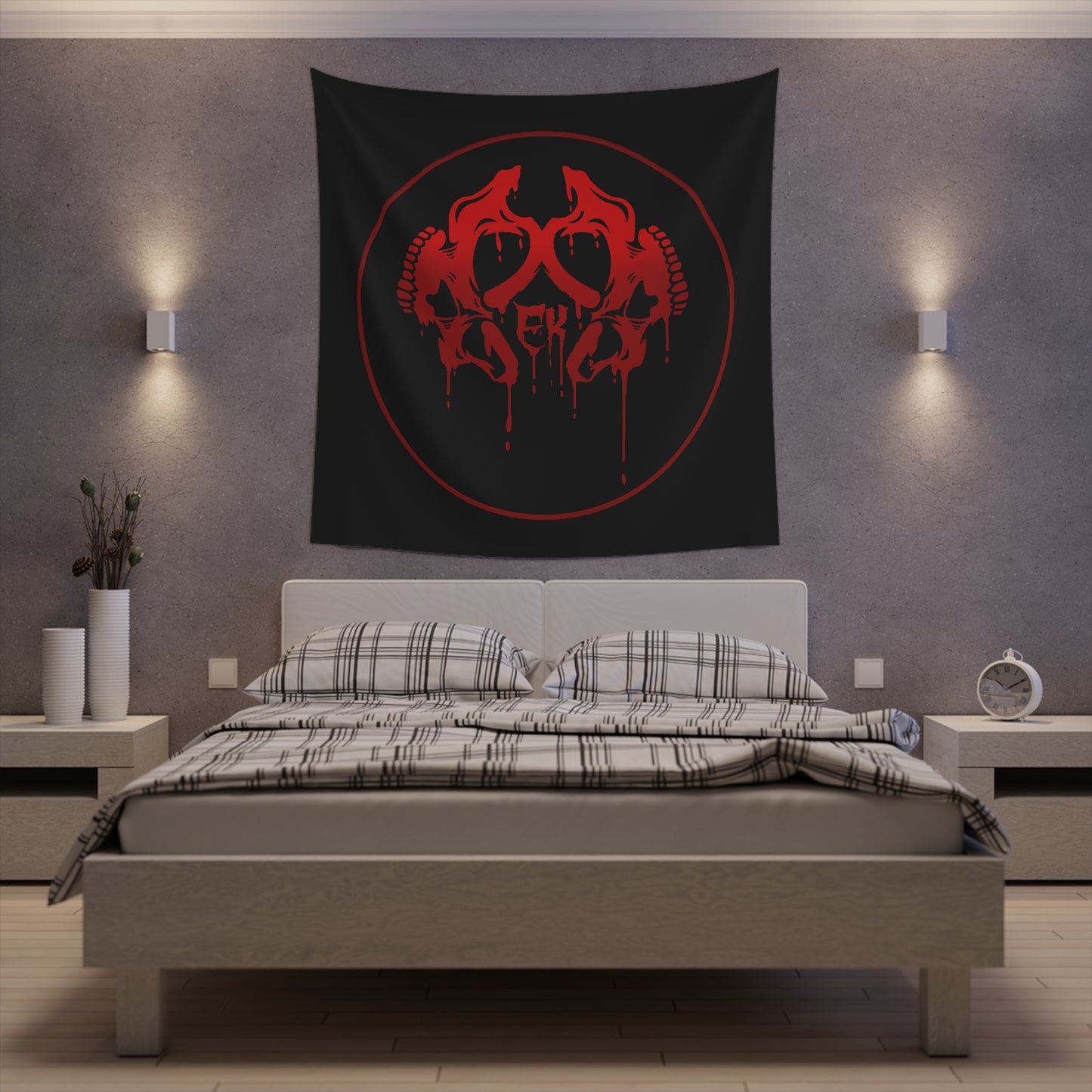 Printed Logo Tapestry